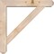 Ekena Millwork Traditional Craftsman Smooth Bracket w/ Offset Brace, Douglas Fir, 5 1/2"W x 30"D x 30"H BKT0604X30X30TRA04SDF - alternate 4